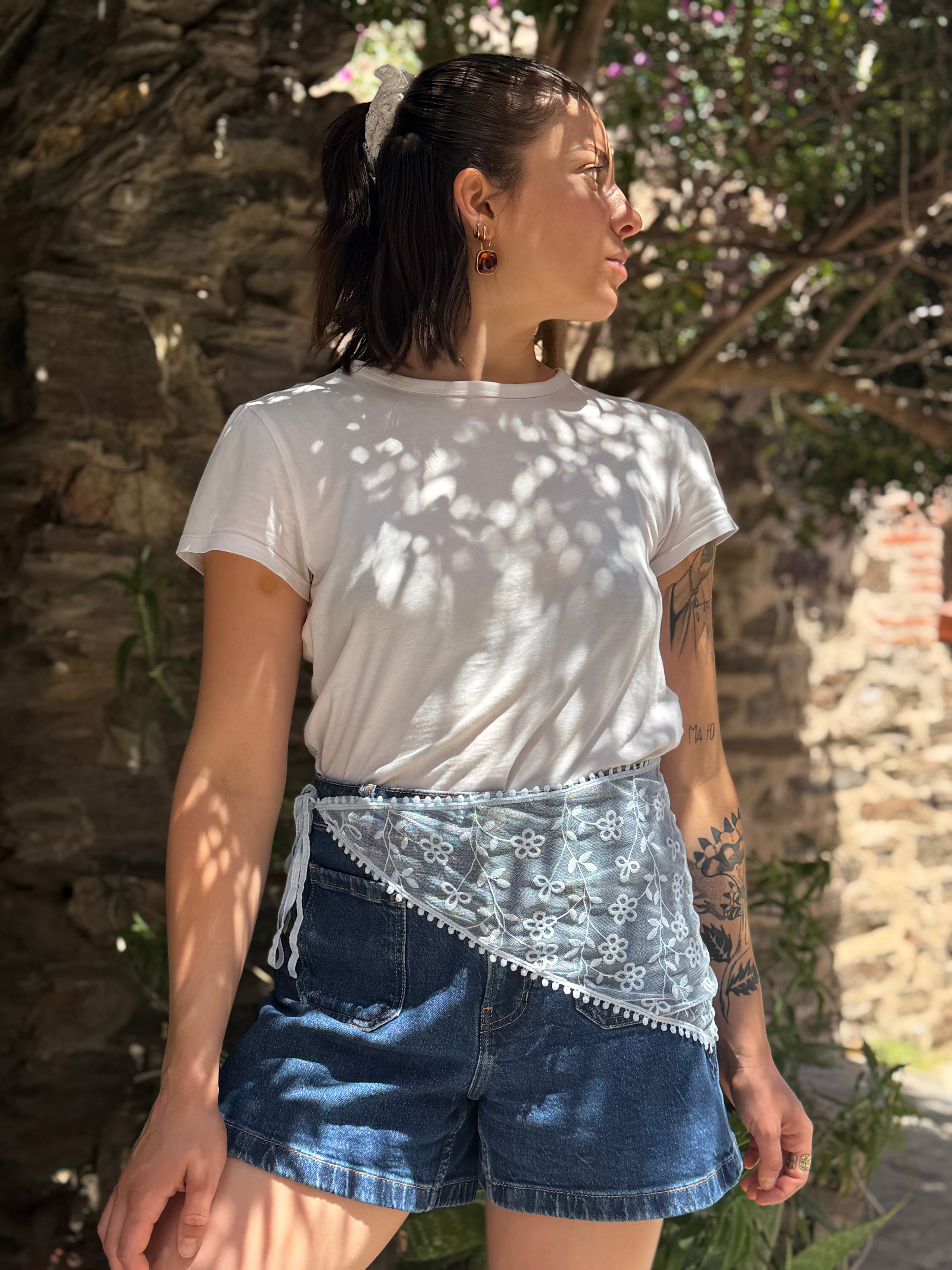 Bandana dentelle